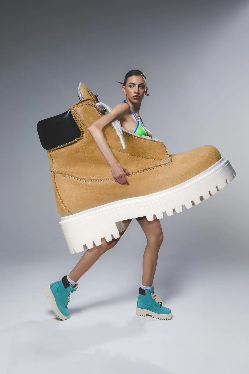 STARBOOT – Beige Nabuk - Image 3