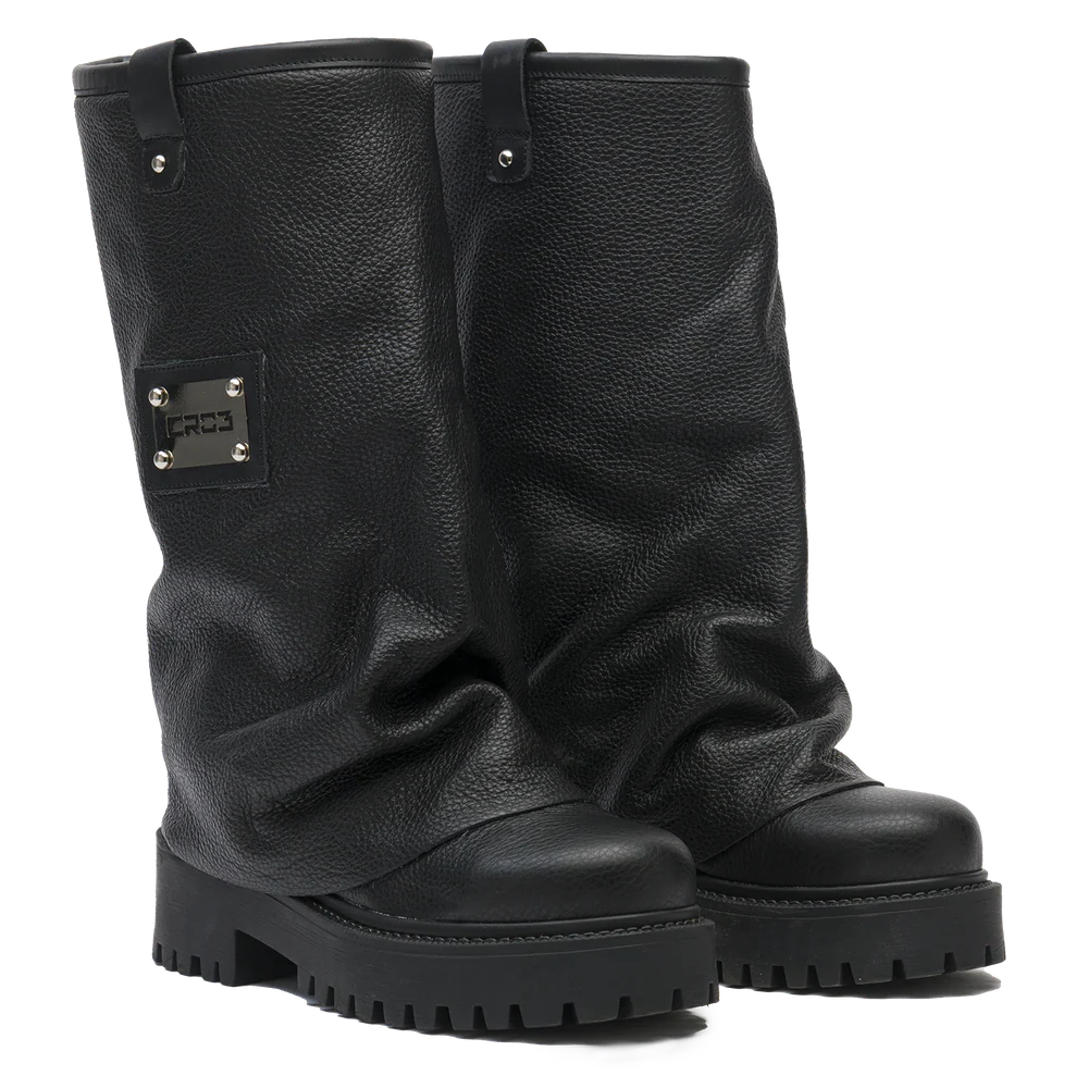 CHUNKY – Leather Boots Black - Image 2