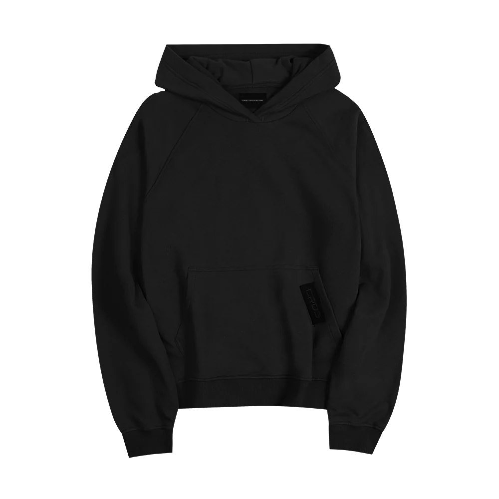 "CR03" Melange Grey Hoodie - Image 6