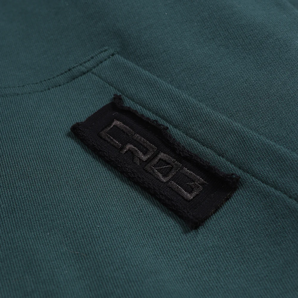"CR03" Moss Green Hoodie - Image 3