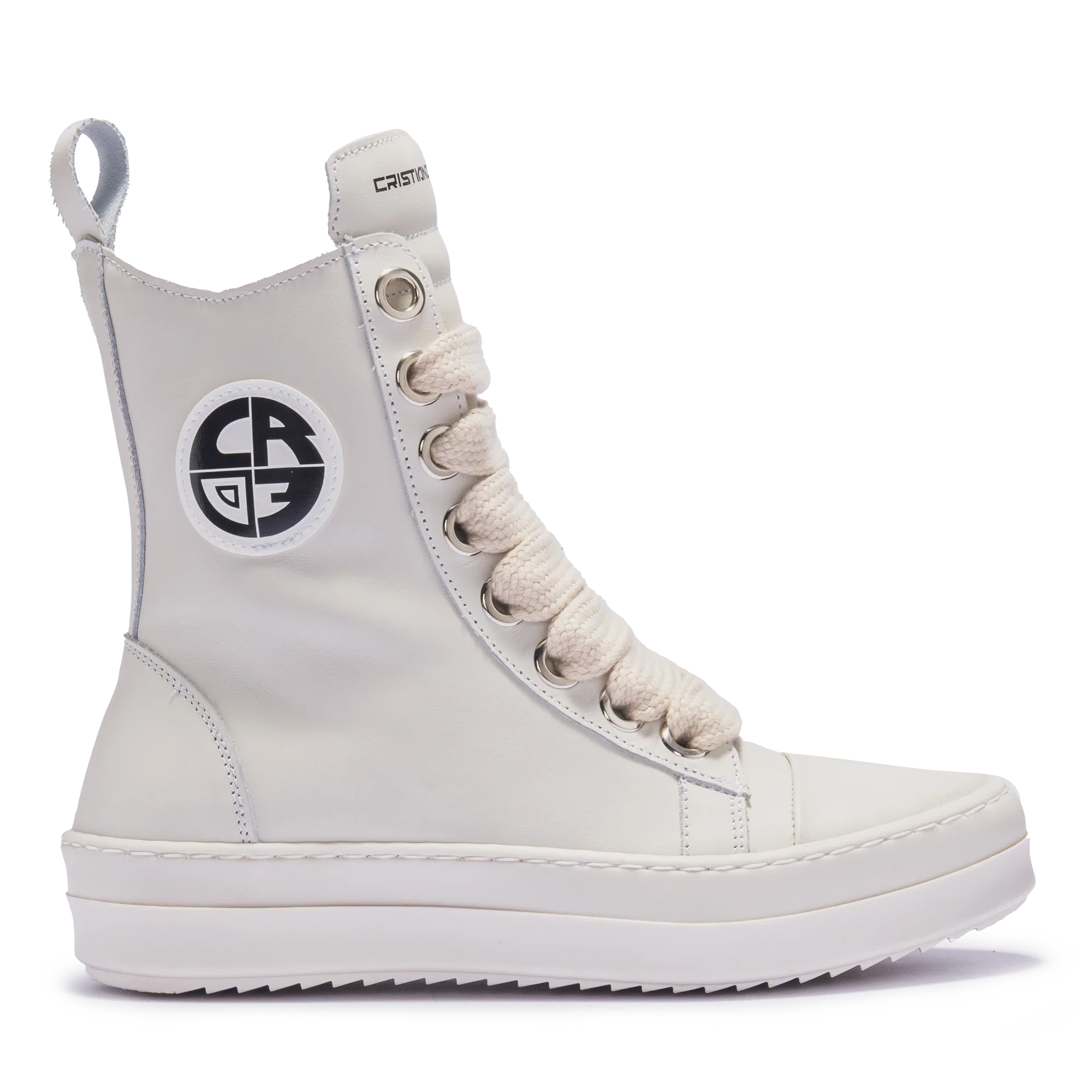 MIRAGE – Cream Leather with Cream Laces