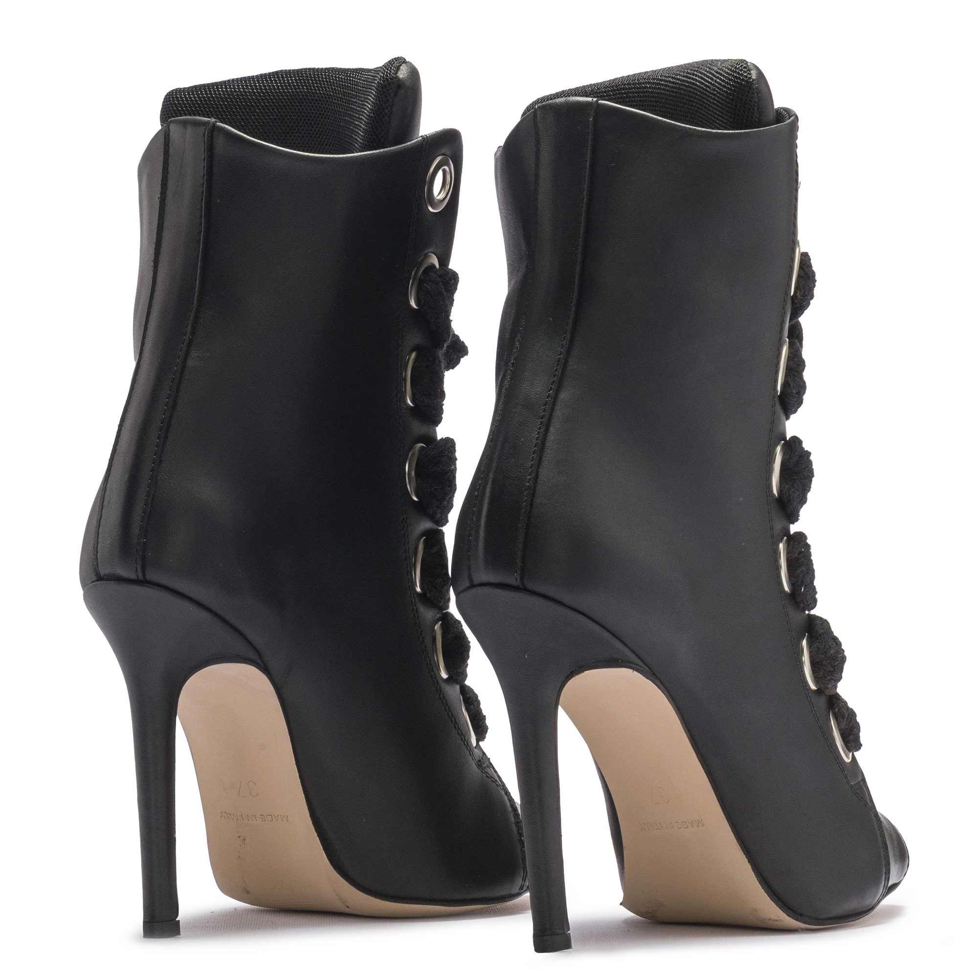 RUSH – Black Open Leather - Image 3