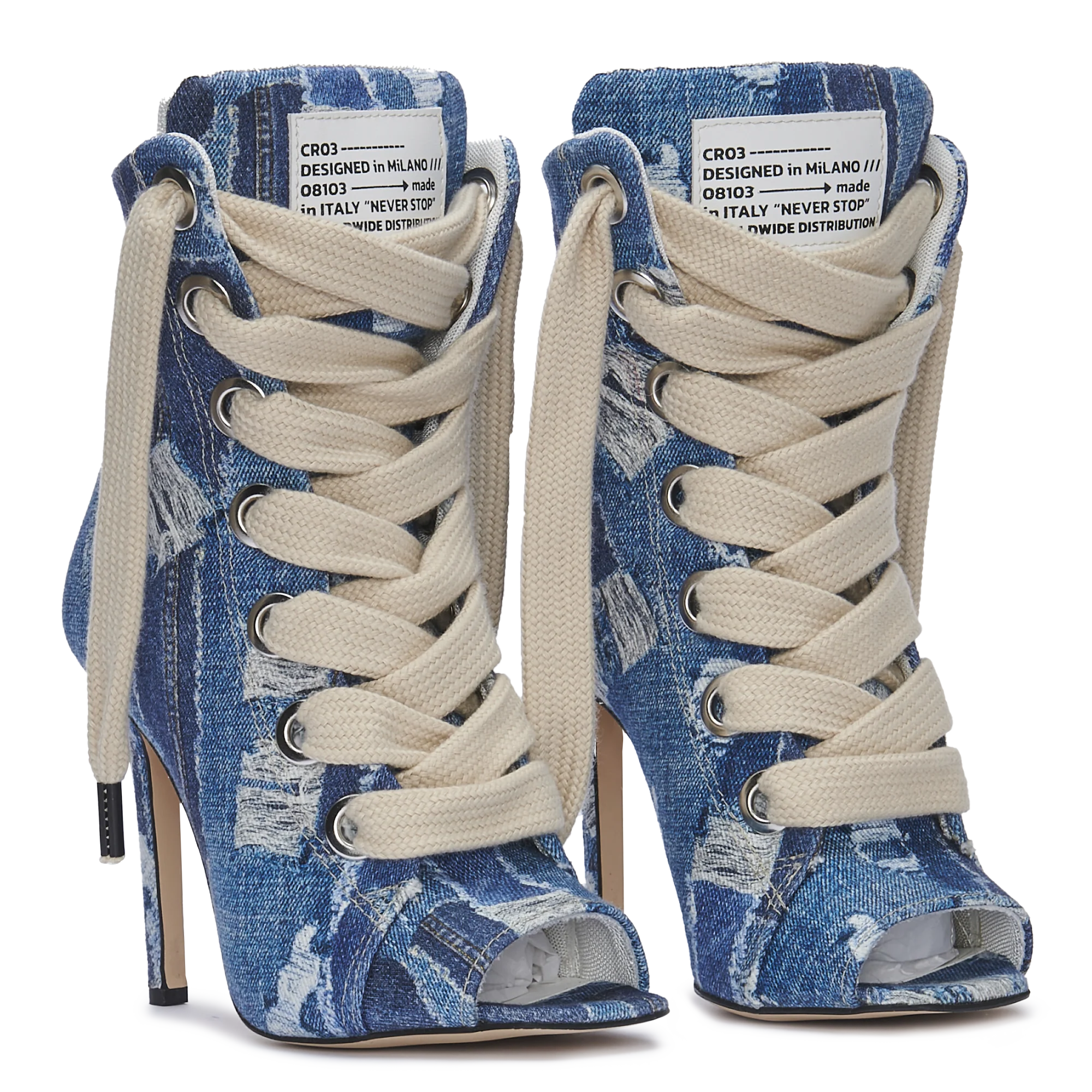 RUSH – Distressed Print Denim - Image 3