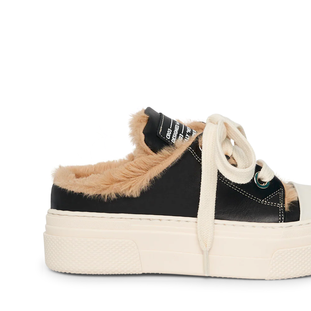 CALIPSO SABOT – Fur Black Sabot - Image 4