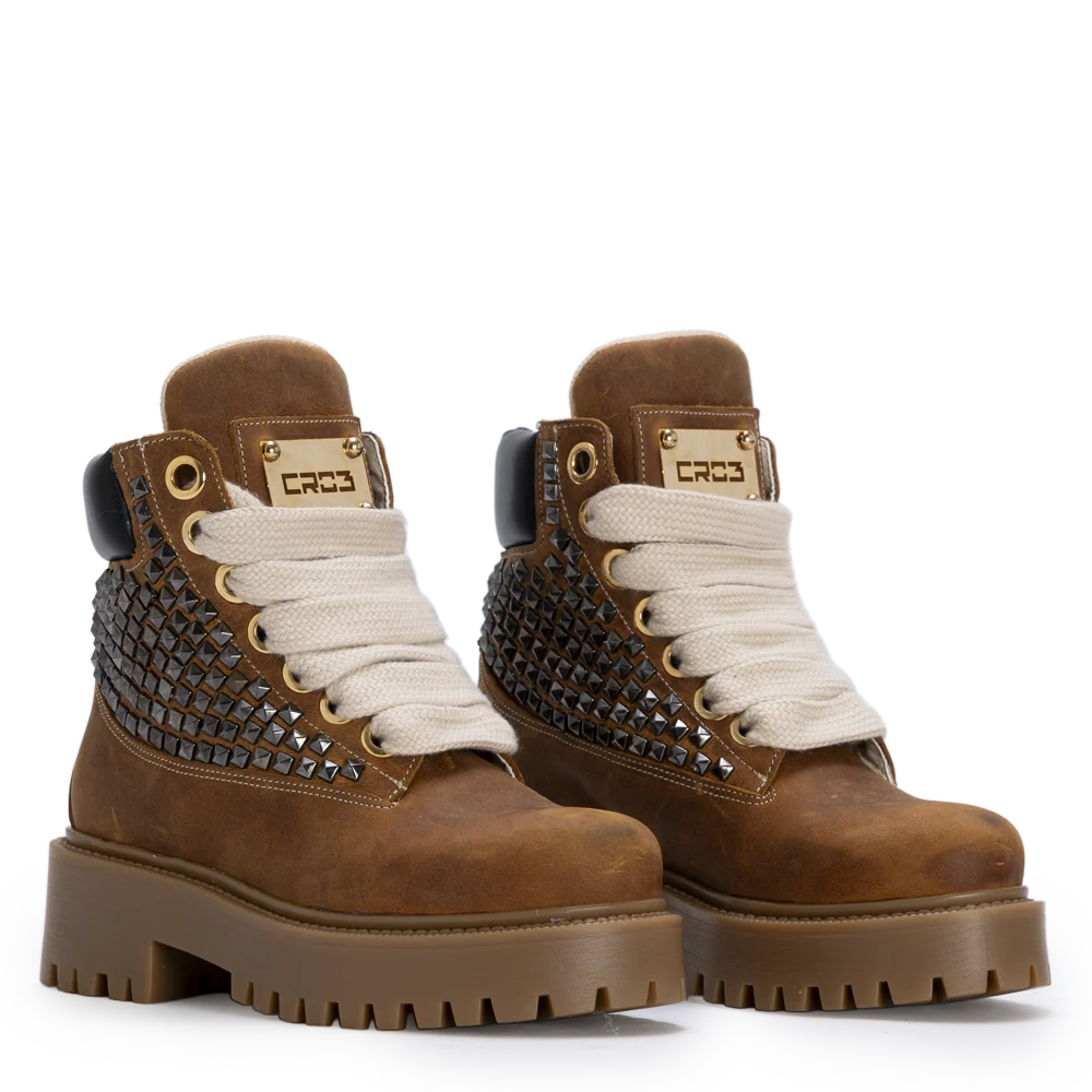 STARBOOT CUSTOM – Brown Pyramid Stud Edition - Image 2