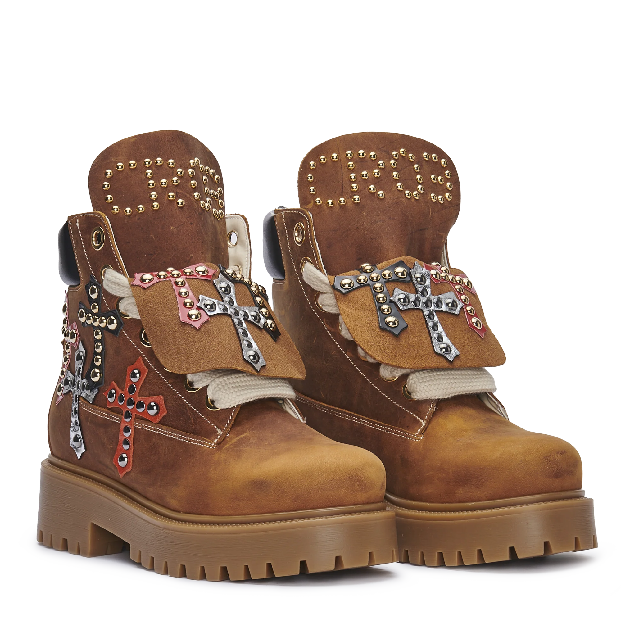 STARBOOT CUSTOM – Studded Cross Leather - Image 3
