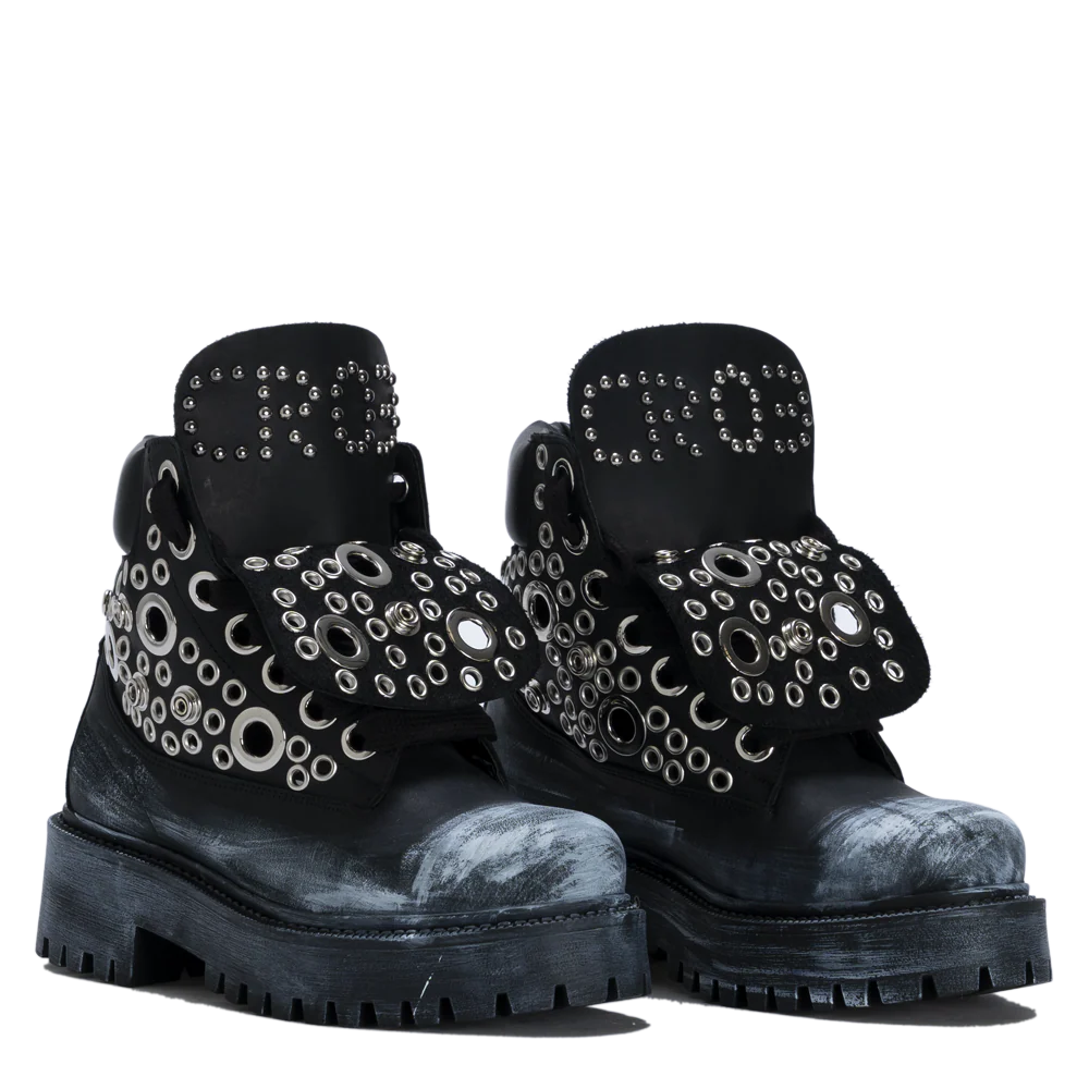 STARBOOT CUSTOM – Total Black Silver Eyelets Edition - Image 2