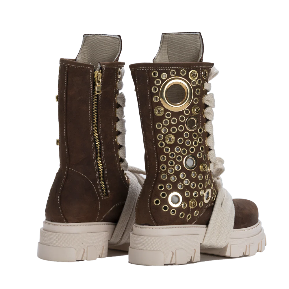 STARBOOT DOMINION – Brown Gold Studs - Image 3
