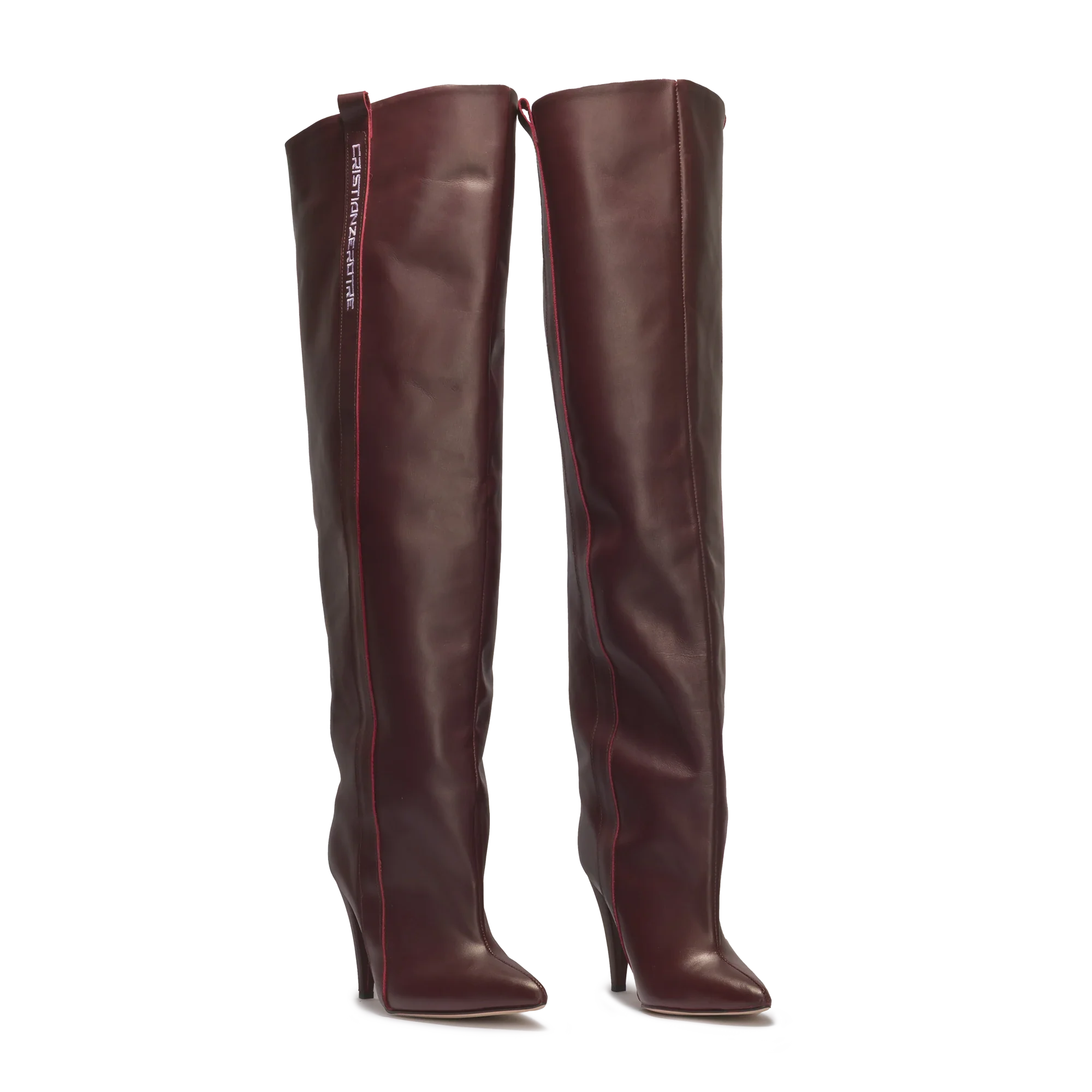 STORM – Bordeaux High-Heel Over-The-Knee Boots - Image 3