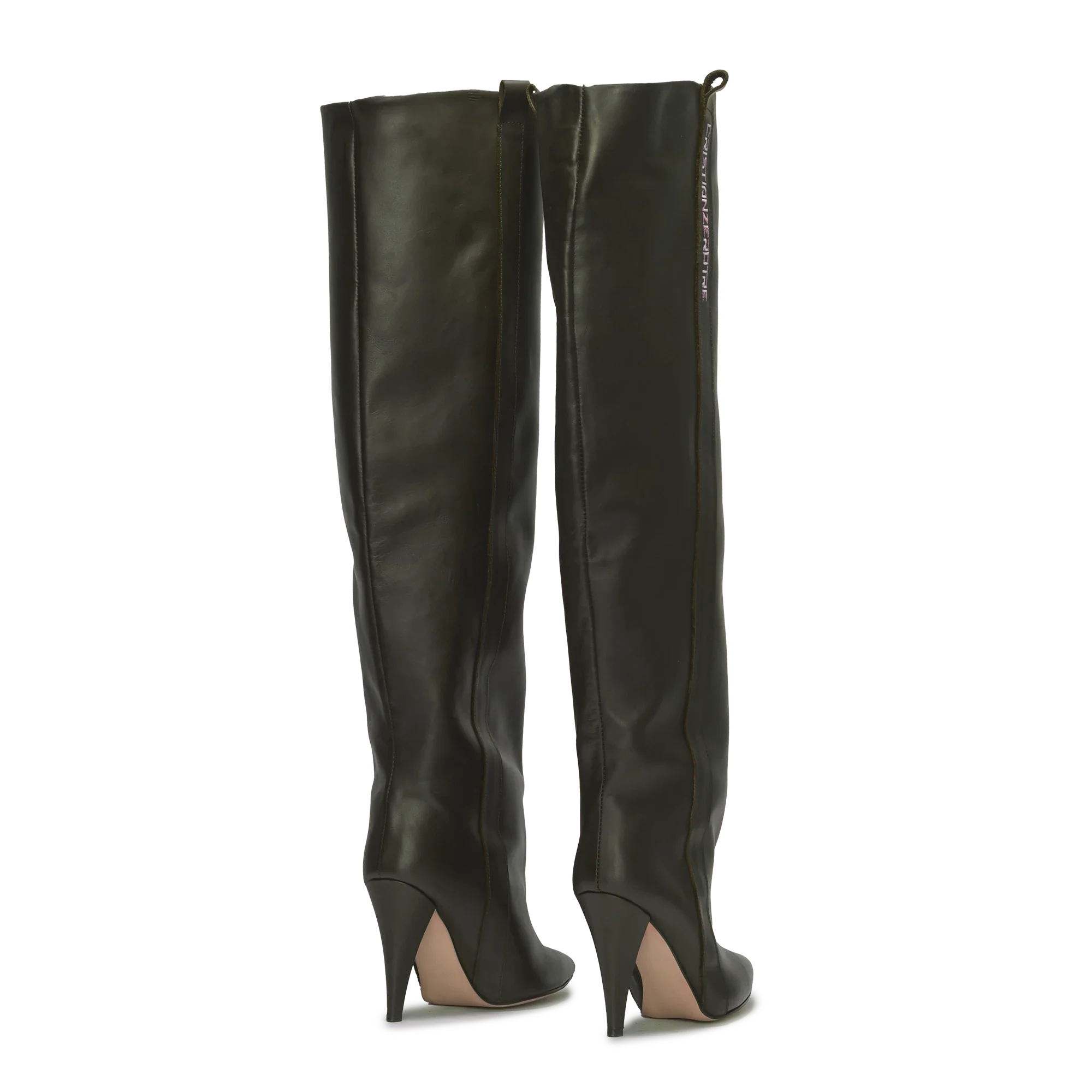 STORM – Dark Green High-Heel Over-The-Knee Boots - Image 3